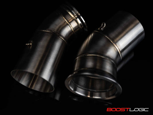 Boost Logic 4" Link Pipe V-Band To Magnum 4.5" Exhaust - Boost Logic