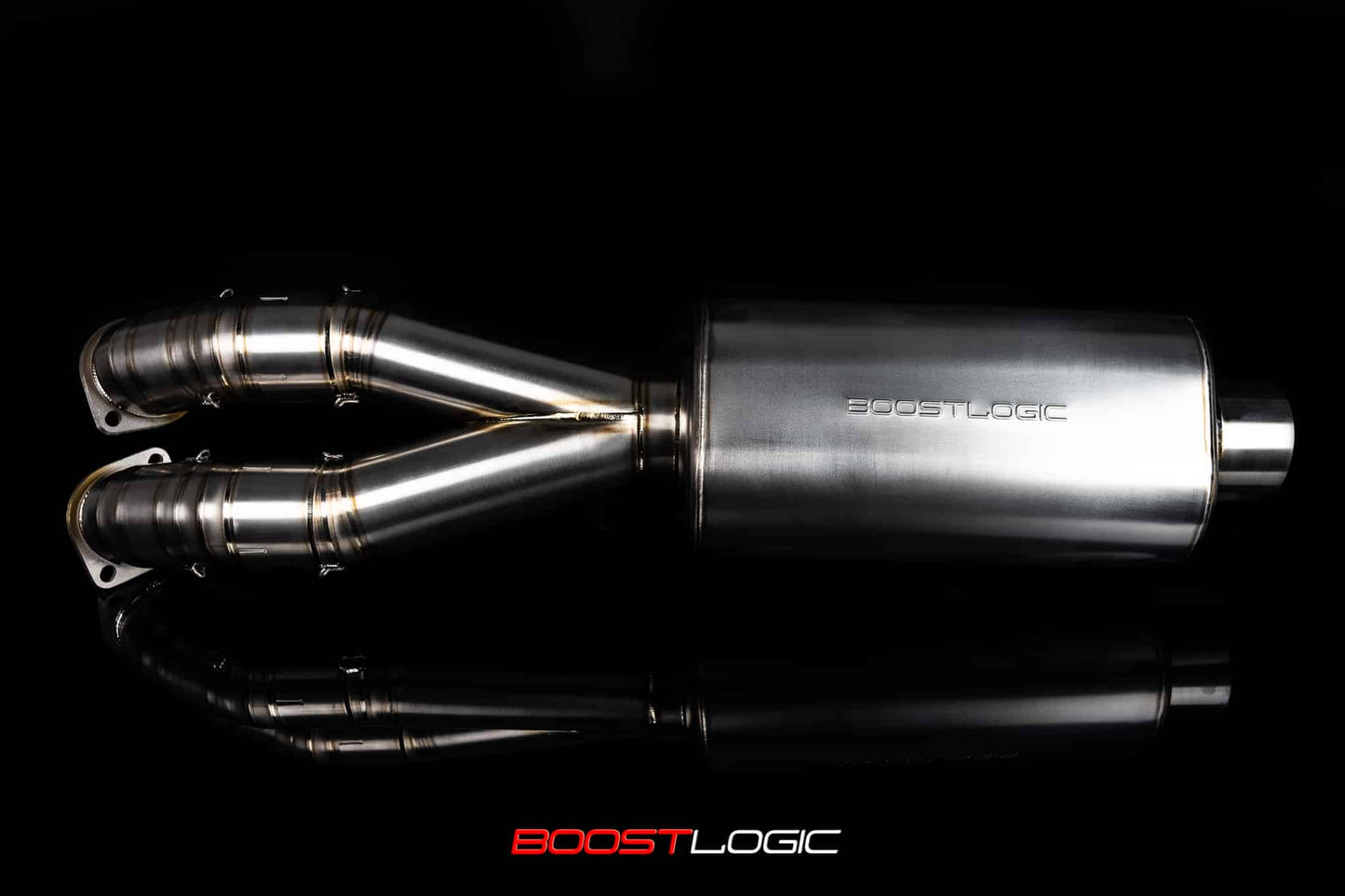 Boost Logic 4" Exhaust Resonated Midpipe - Boost Logic