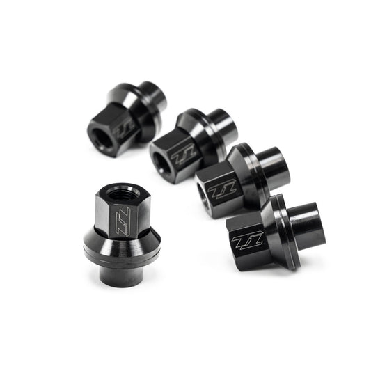 GT1R Titanium Drag Wheel Shank Lug Nuts – Black