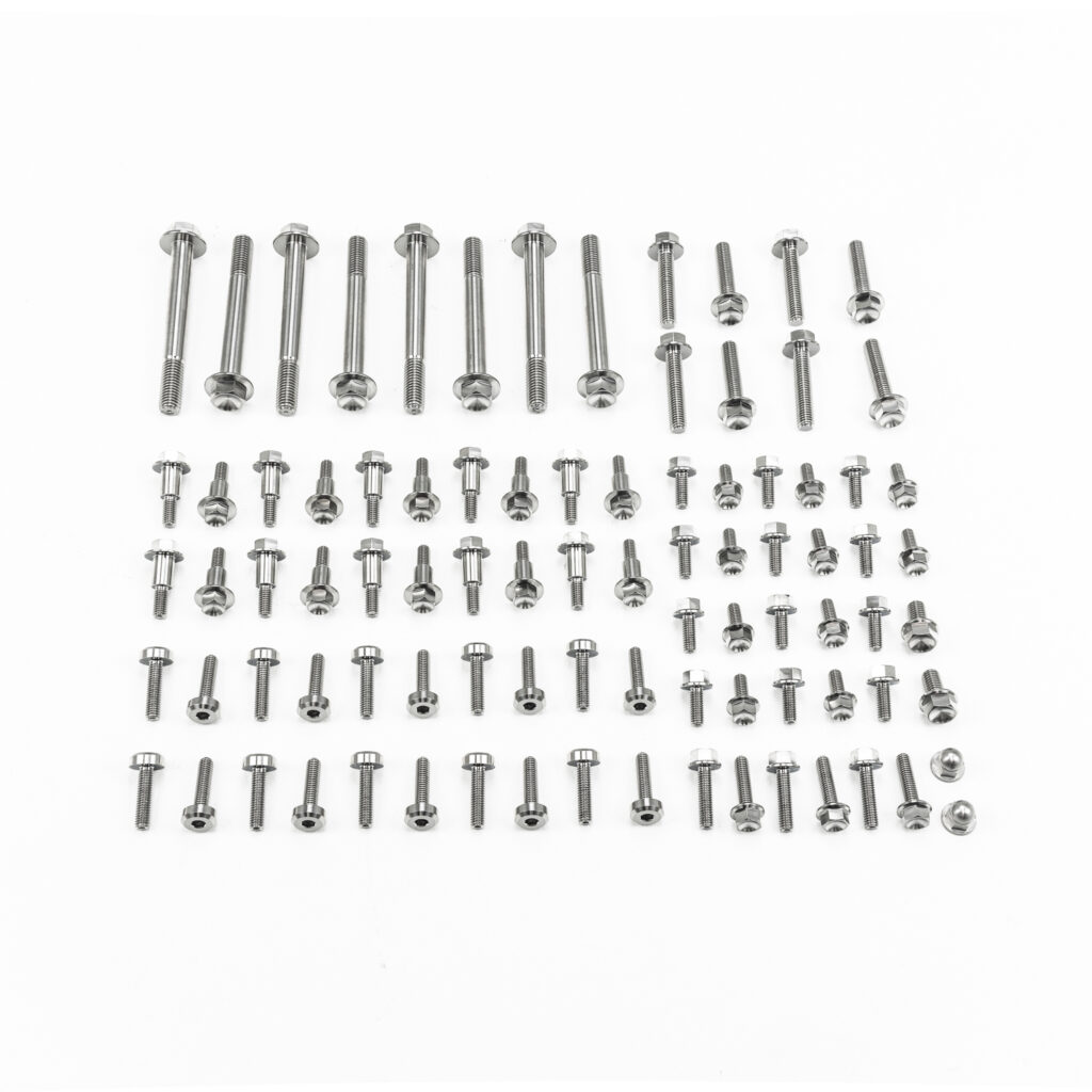 GT1R Titanium Engine Bolt Hardware Kit