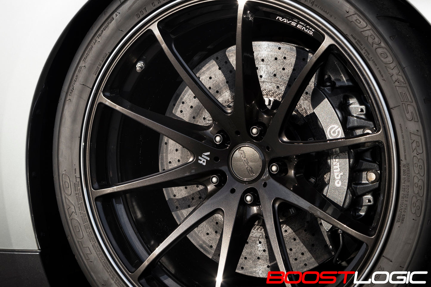 Boost Logic R35 GTR Carbon Ceramic Brake Kit - Full - Boost Logic