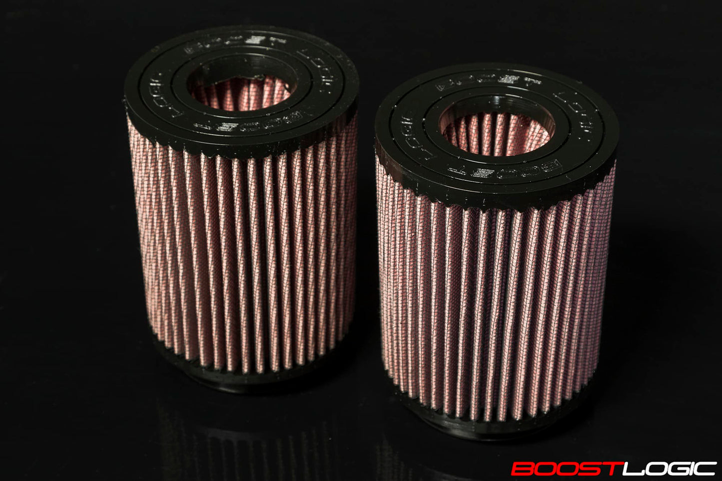 Boost Logic High Flow Air Filters with Dual Cone Inlet (Pair of 2 Filters) - Boost Logic