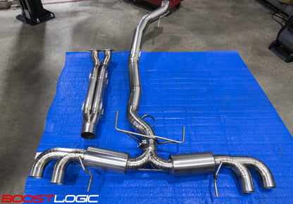 Boost Logic R35 4" Titanium Exhaust Nissan R35 GTR 09+ - Boost Logic