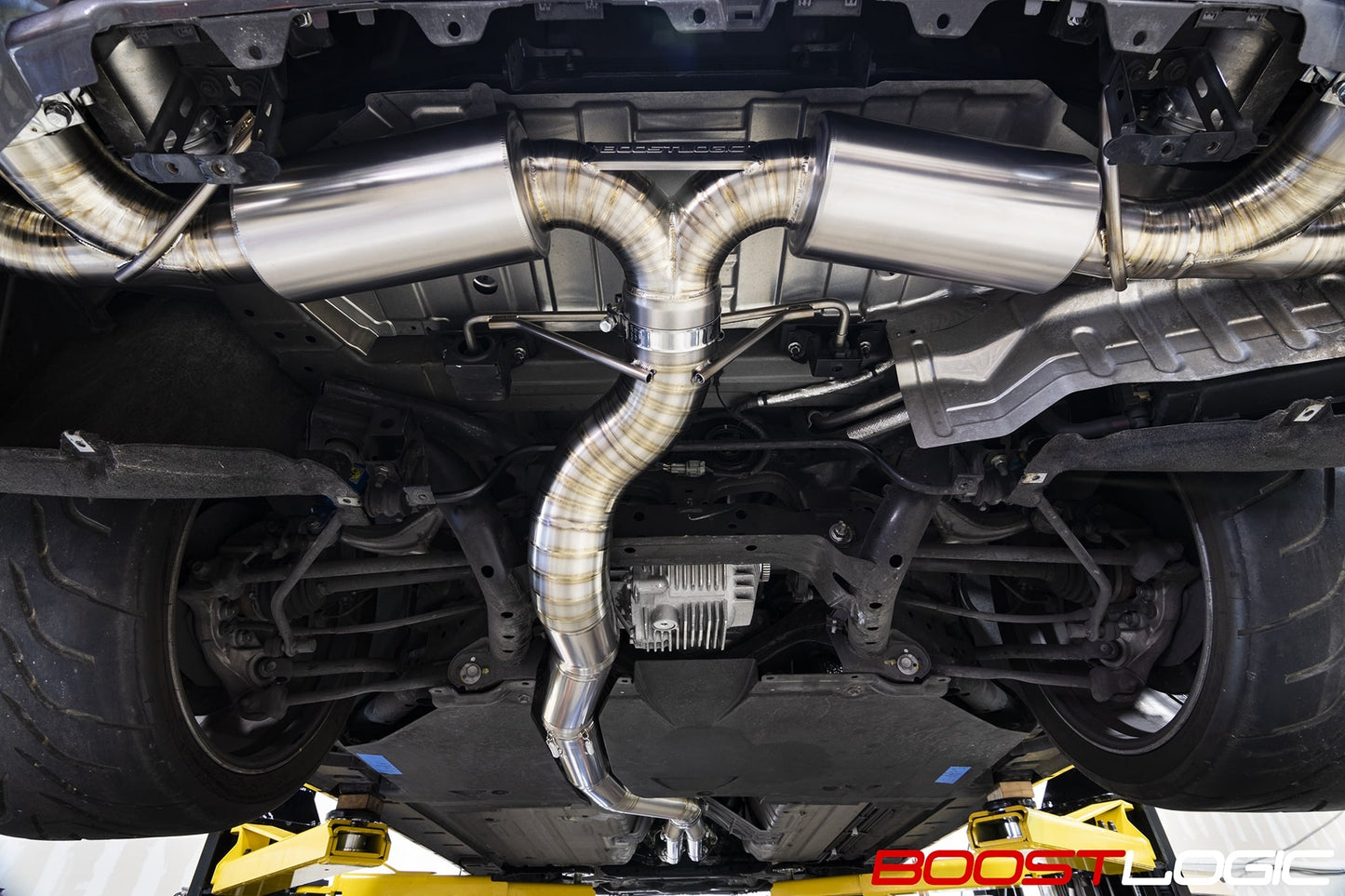 Boost Logic R35 4" Titanium Exhaust Nissan R35 GTR 09+ - Boost Logic