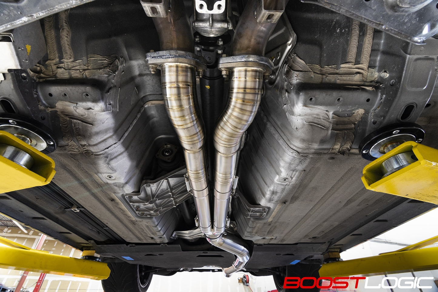 Boost Logic R35 4" Titanium Exhaust Nissan R35 GTR 09+ - Boost Logic