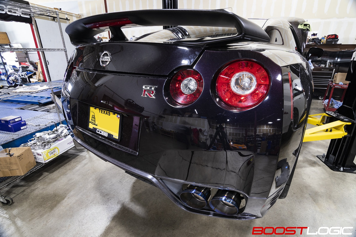 Boost Logic R35 4" Titanium Exhaust Nissan R35 GTR 09+ - Boost Logic