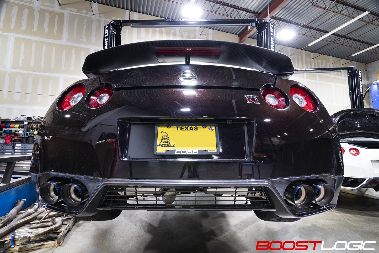 Boost Logic R35 4" Titanium Exhaust Nissan R35 GTR 09+ - Boost Logic