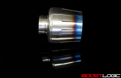 Boost Logic R35 F16 Titanium Exhaust Tip Set Nissan R35 GTR 09+