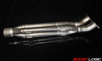 Boost Logic R35 4" Titanium Exhaust Nissan R35 GTR 09+ - Boost Logic