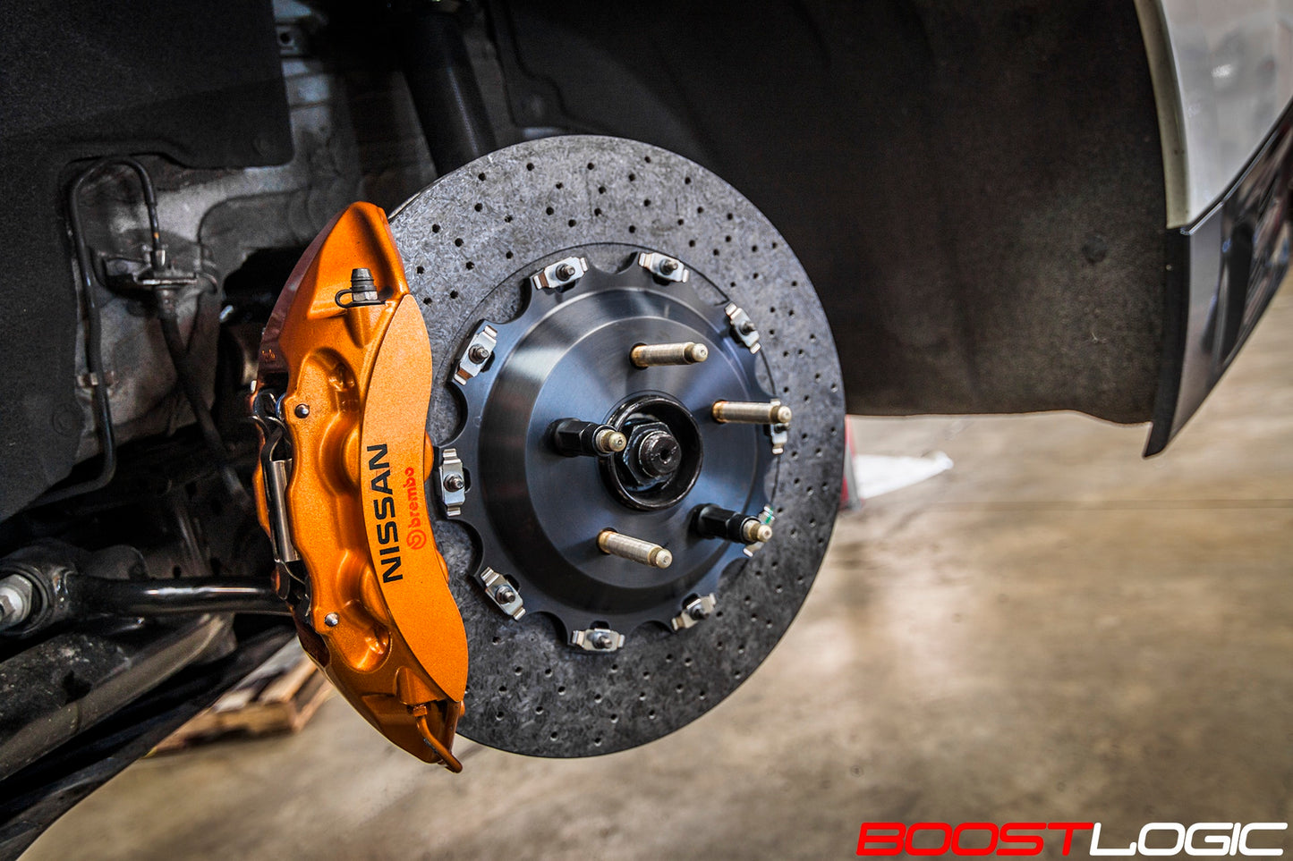 Boost Logic R35 GTR Carbon Ceramic Brake Kit - Full - Boost Logic