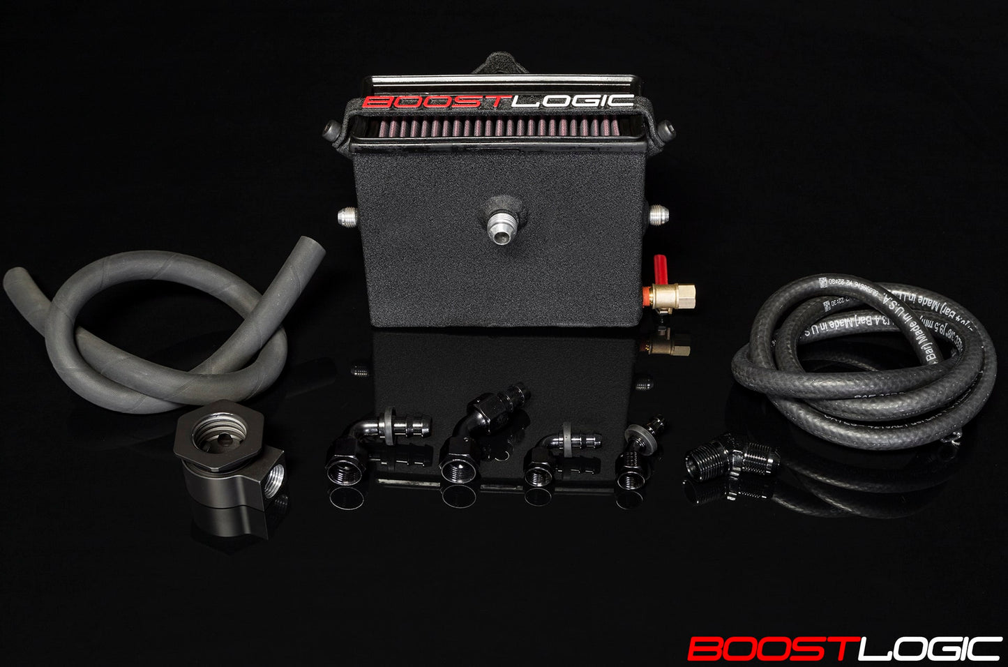 Boost Logic Engine Breathing System with Additional Oil Filler Neck Vent VR38