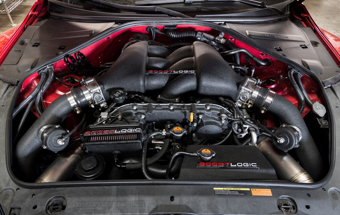 Boost Logic 3" Titanium Intake Kit Nissan R35 GTR 09+