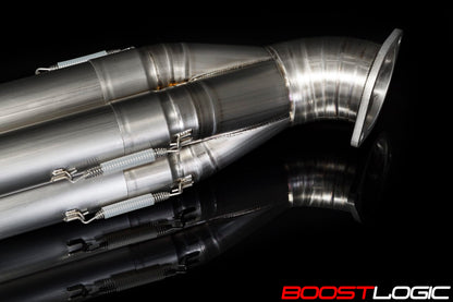 Boost Logic Formula Series Quadzilla Titanium Midpipe Nissan R35 GTR 09+