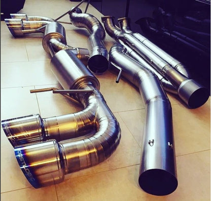 Boost Logic R35 4" Titanium Exhaust Nissan R35 GTR 09+ - Boost Logic